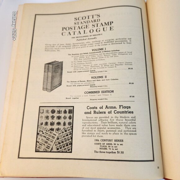 Vintage 1950 Modern Postage Stamp Album By Scott Publications With Mixed Stamps - Picture 8 of 13